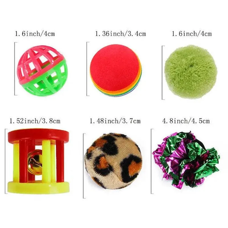 21-Piece Assorted Cat Toys – Endless Fun & Exercise