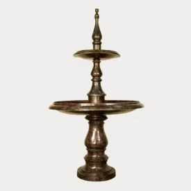 Bronze Contemporary Two Tier Fountain Metropolitan Galleries