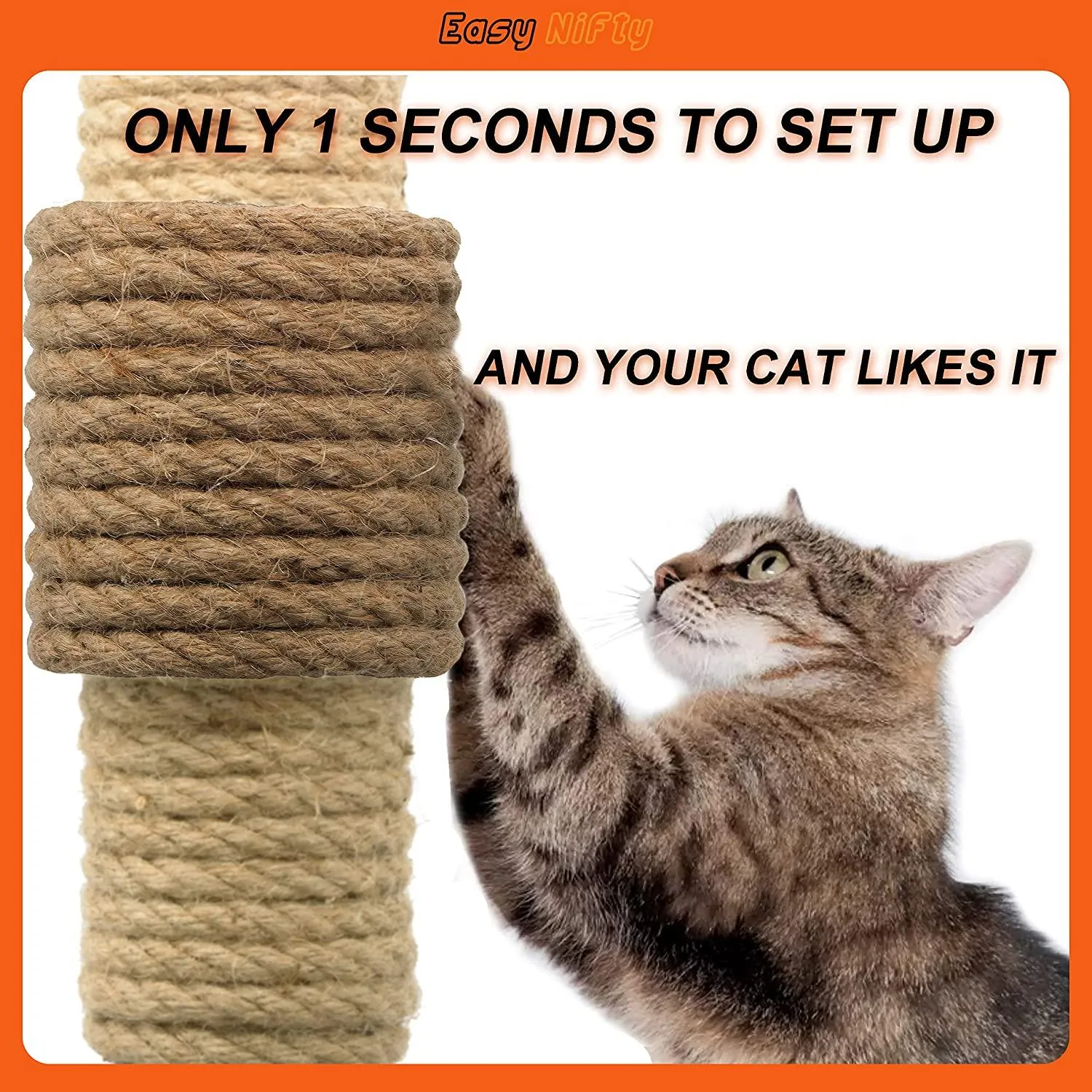 Cat Scratching Post Replacement Parts Cat Scratching Post for Cat Tree Cat Scratchers for Indoor Best Sellers Fit to & Cat Post & Perch Sisal Rope on Cat Scratcher No Smell for Large Cats
