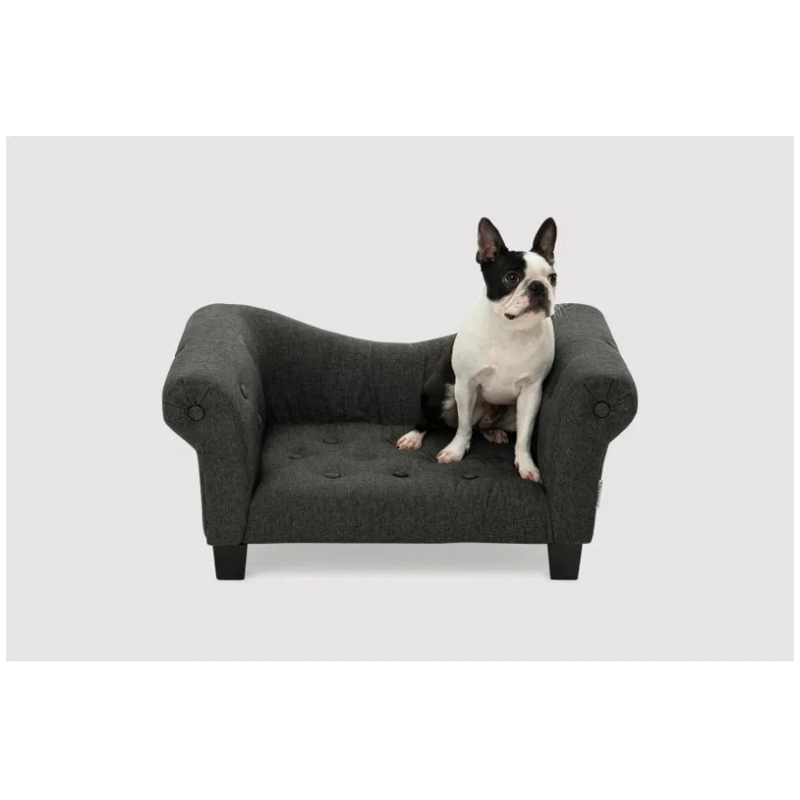 Charlies Luxe Pet Sofa Charcoal