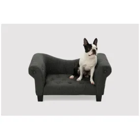 Charlies Luxe Pet Sofa Charcoal