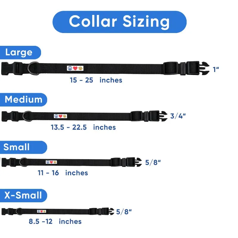 Classic Padded Reflective Dog Collar