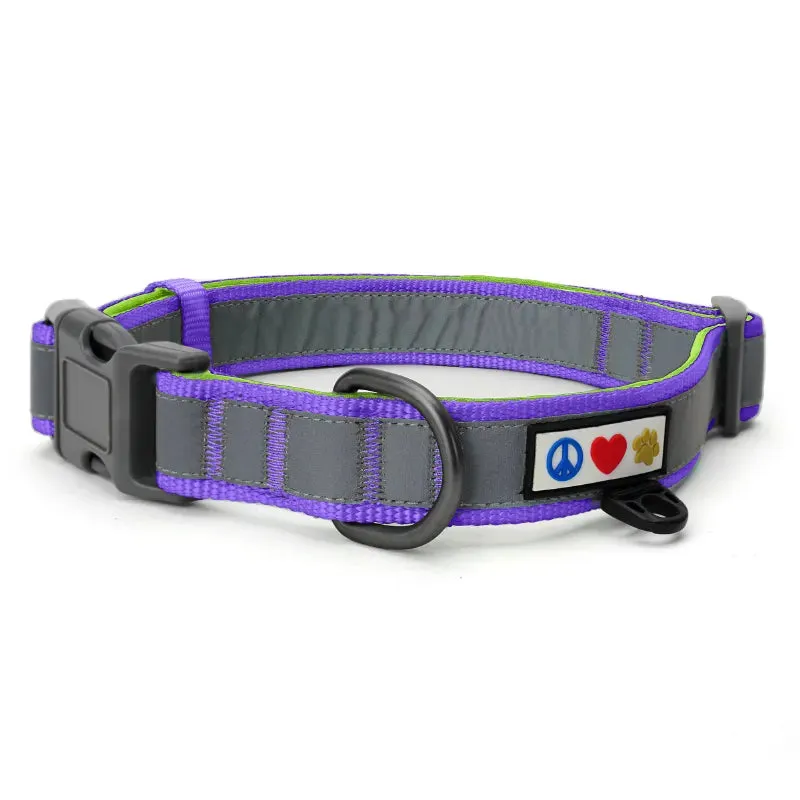 Classic Padded Reflective Dog Collar