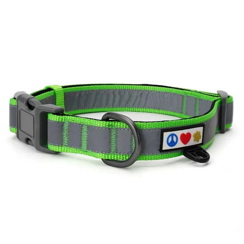 Classic Padded Reflective Dog Collar