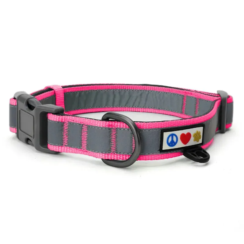 Classic Padded Reflective Dog Collar