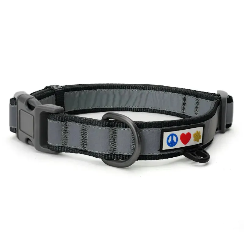 Classic Padded Reflective Dog Collar