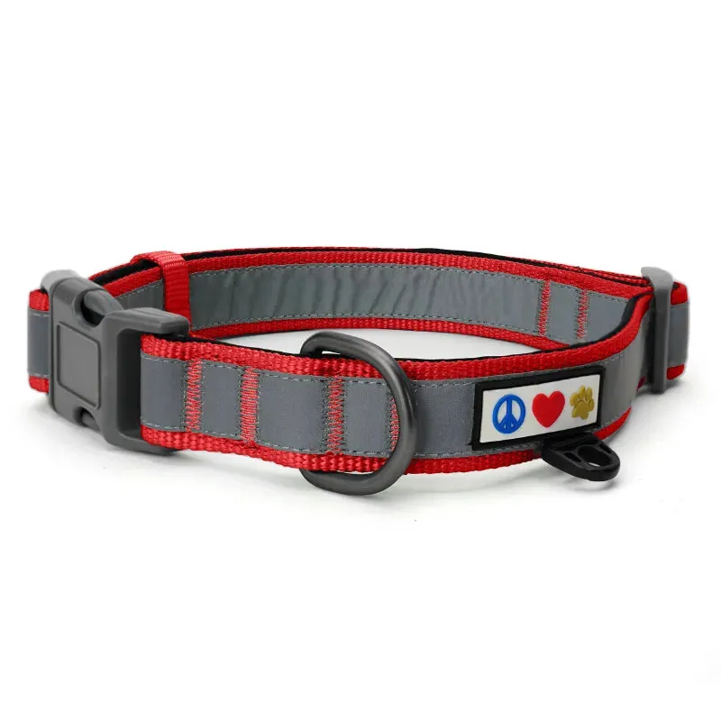 Classic Padded Reflective Dog Collar