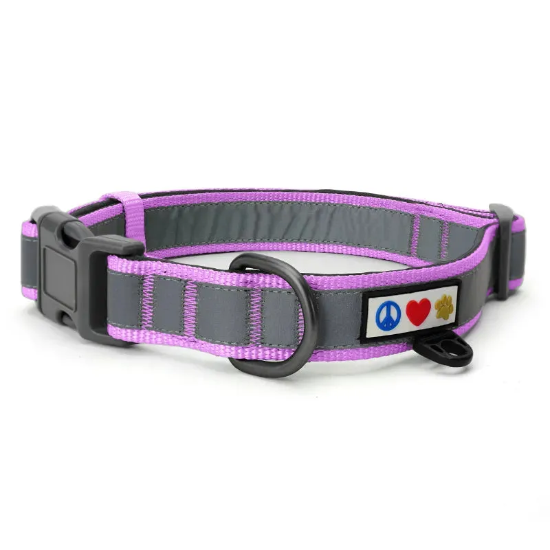 Classic Padded Reflective Dog Collar