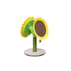 Double Sunflower Cat Scratcher
