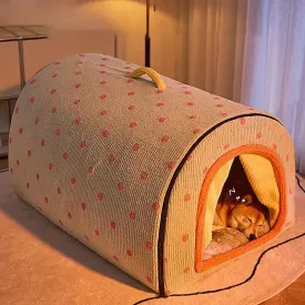 Enclosed Dog Cat Bed House