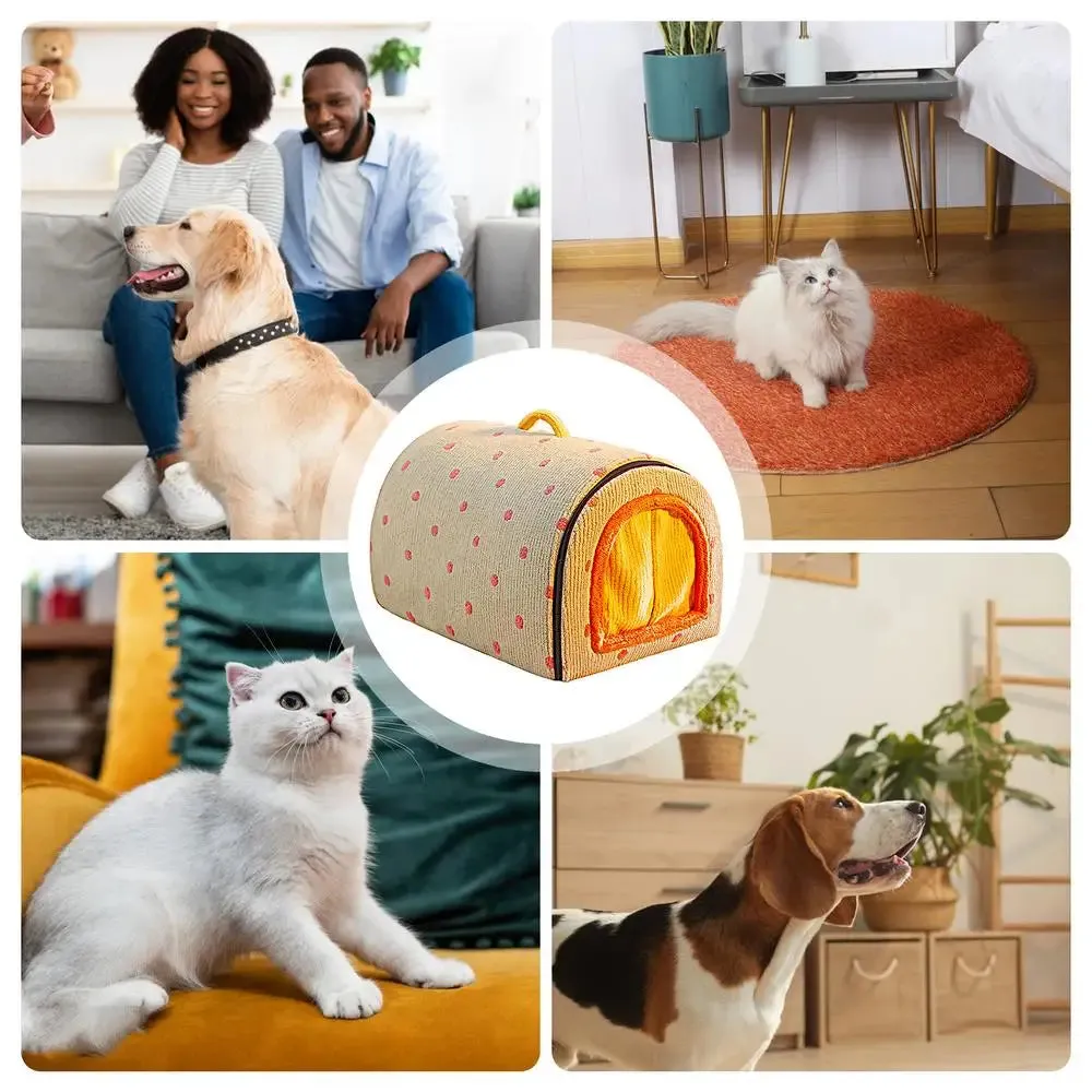 Enclosed Dog Cat Bed House