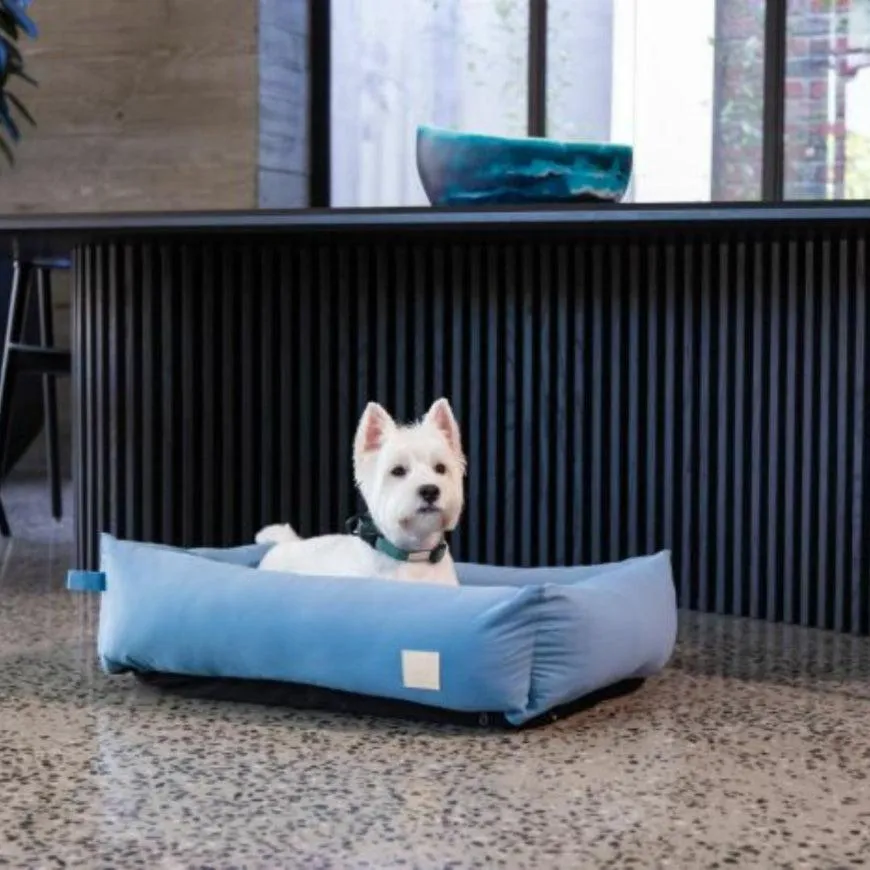 FuzzYard Life Cotton Bed - French Blue
