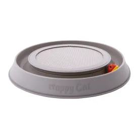 Georplast Happy Cat Cardboard Scratcher   Toy Grey
