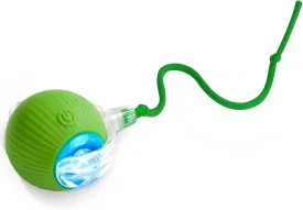 Interactive Cat Toys for Indoor Cats - Puppy Toys Ball with Tail,Realistic Bird Chirping,Smart Obstacle Avoidance and Auto Restart,Cat Puzzle Toys for Bored Indoor Adult Cats and Dog(Green)