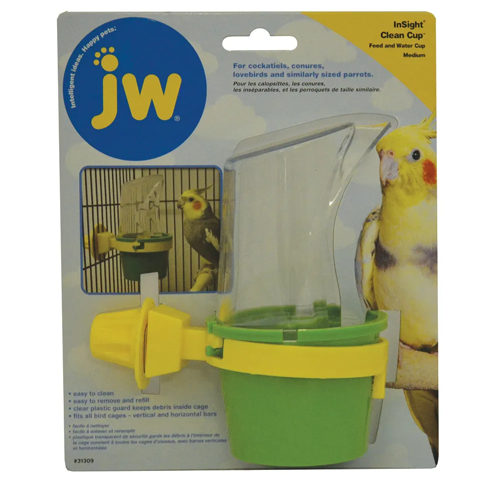 Jw Insight Clean Cup Bird Feed And Water