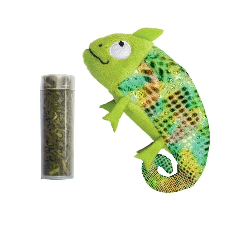 Kong Cat Toy Catnip Refillables Chameleon