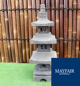 Lava Stone Lantern Medium 90cm H