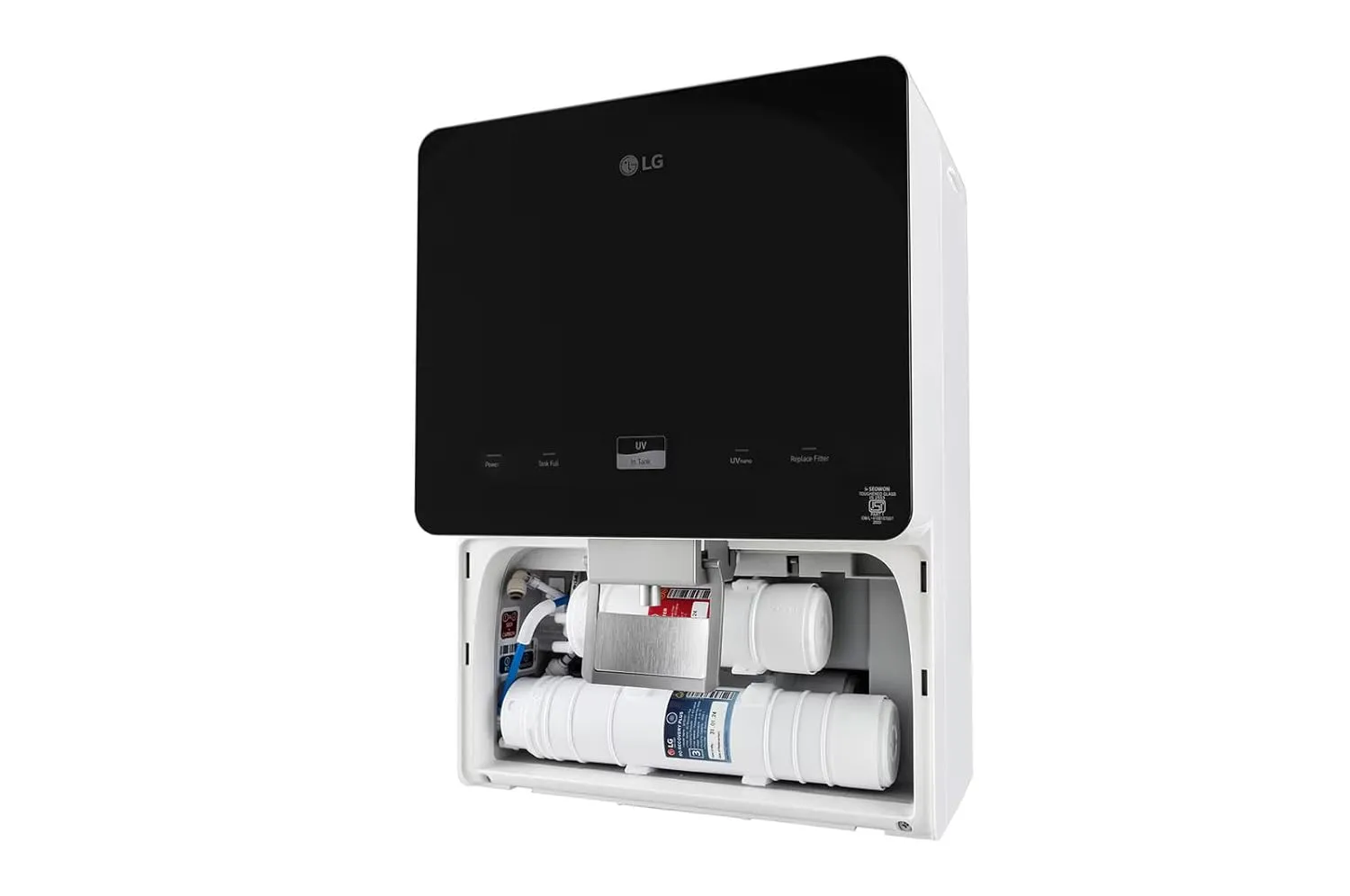 LG WW176GPBW 8L RO   UV Water Purifier | Multi-Stage Filtration, Stainless Steel Tank, Mineral Booster (Black & White)