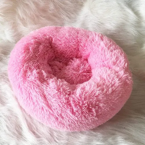 Long Plush Super Soft Dog Bed Pet Kennel