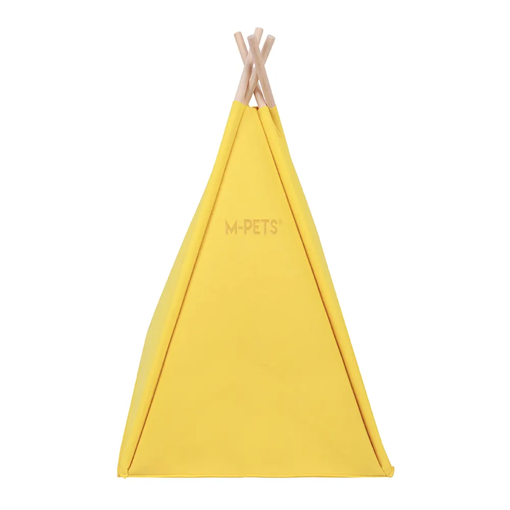 M-PETS Eco Tipi Yellow Cat Bed