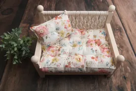 Made to Order- Briley Studio Essentials- LARGE PRINT Countryside Floral- Newborn Mattress SET