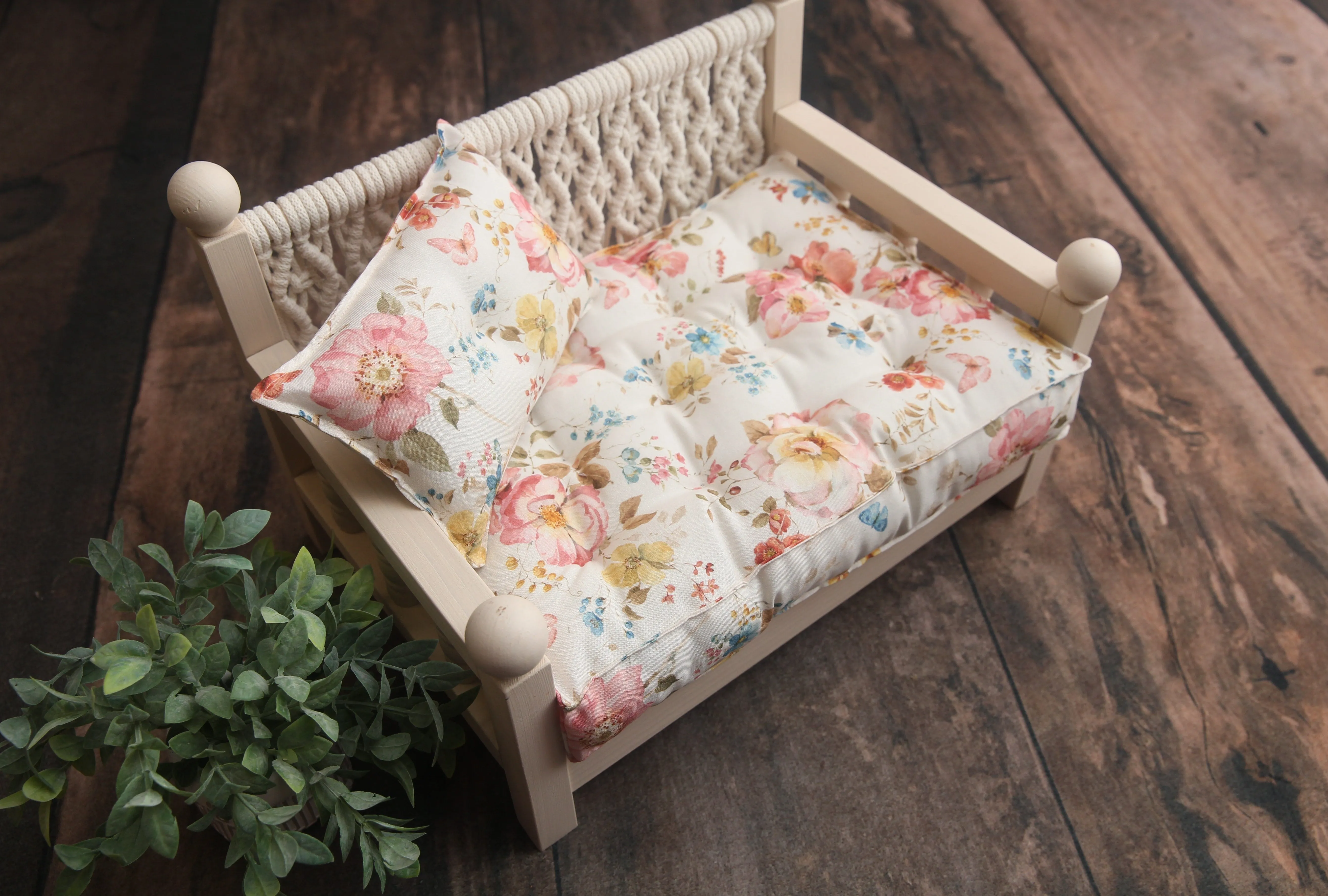 Made to Order- Briley Studio Essentials- LARGE PRINT Countryside Floral- Newborn Mattress SET
