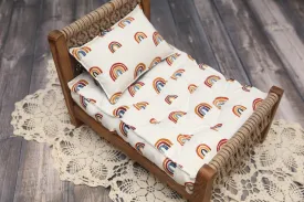 Made To Order- REVERSIBLE Dark Rainbow- NB Mattress