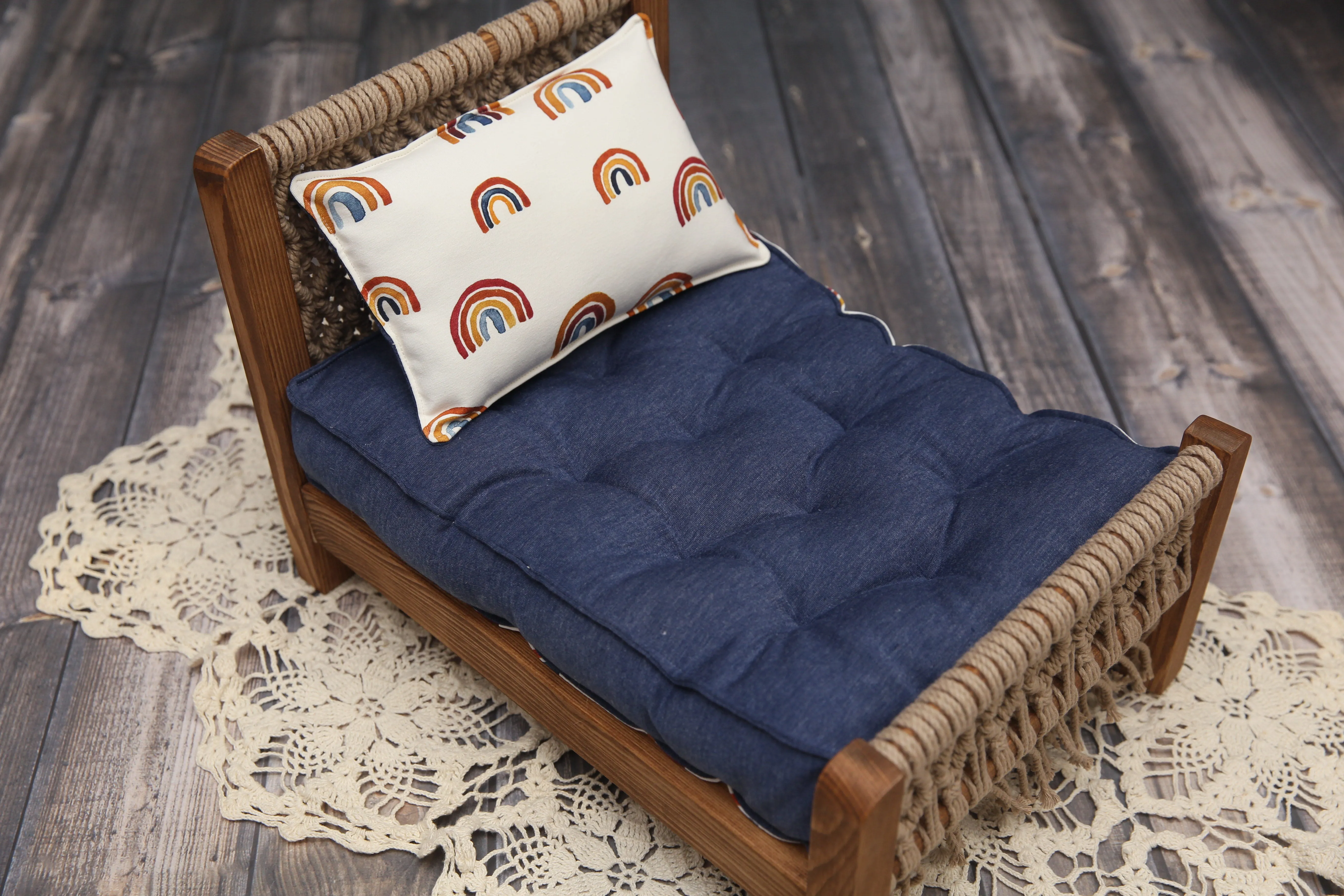 Made To Order- REVERSIBLE Dark Rainbow- NB Mattress