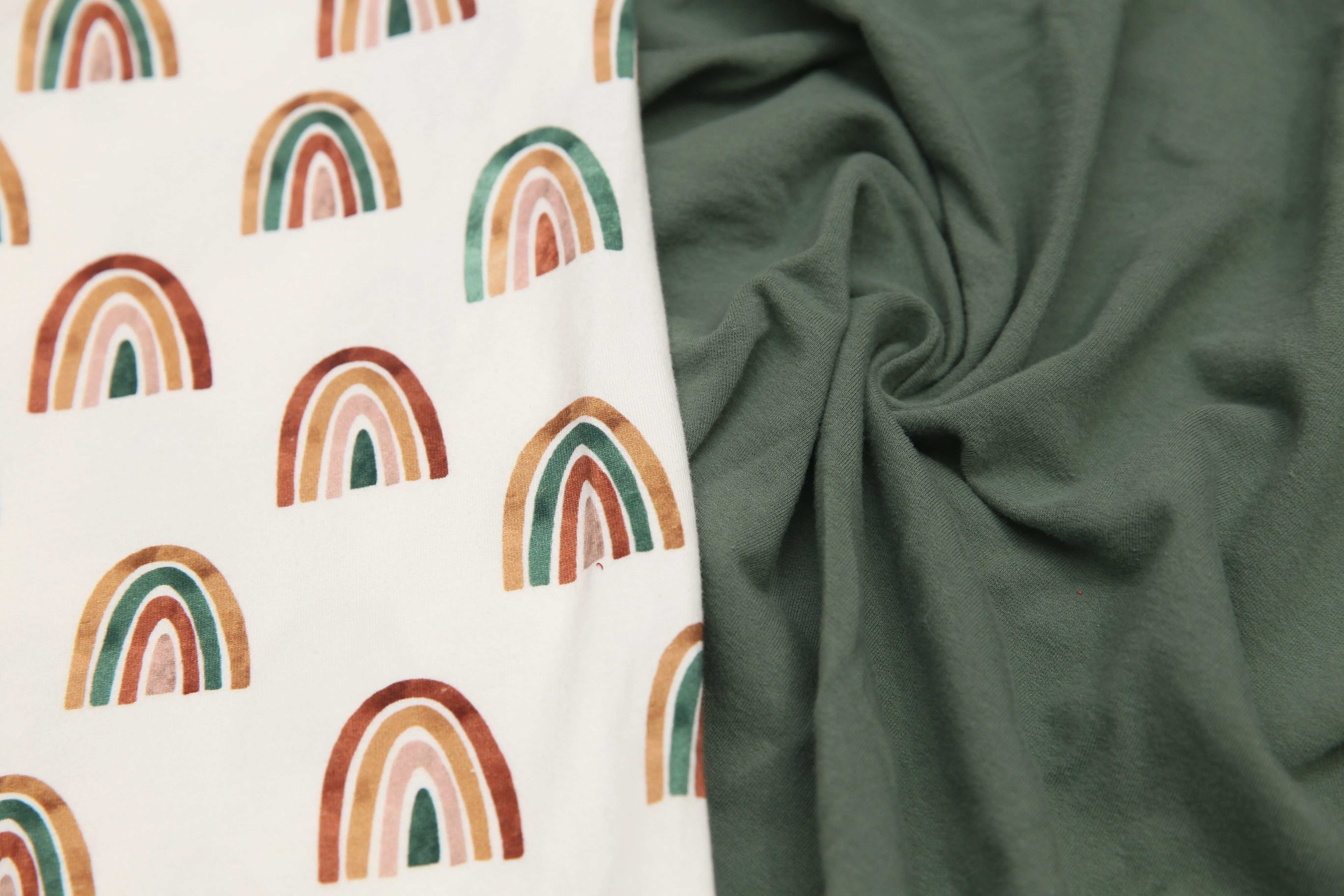 MADE TO ORDER- REVERSIBLE Modern Rainbows- NB Mattress