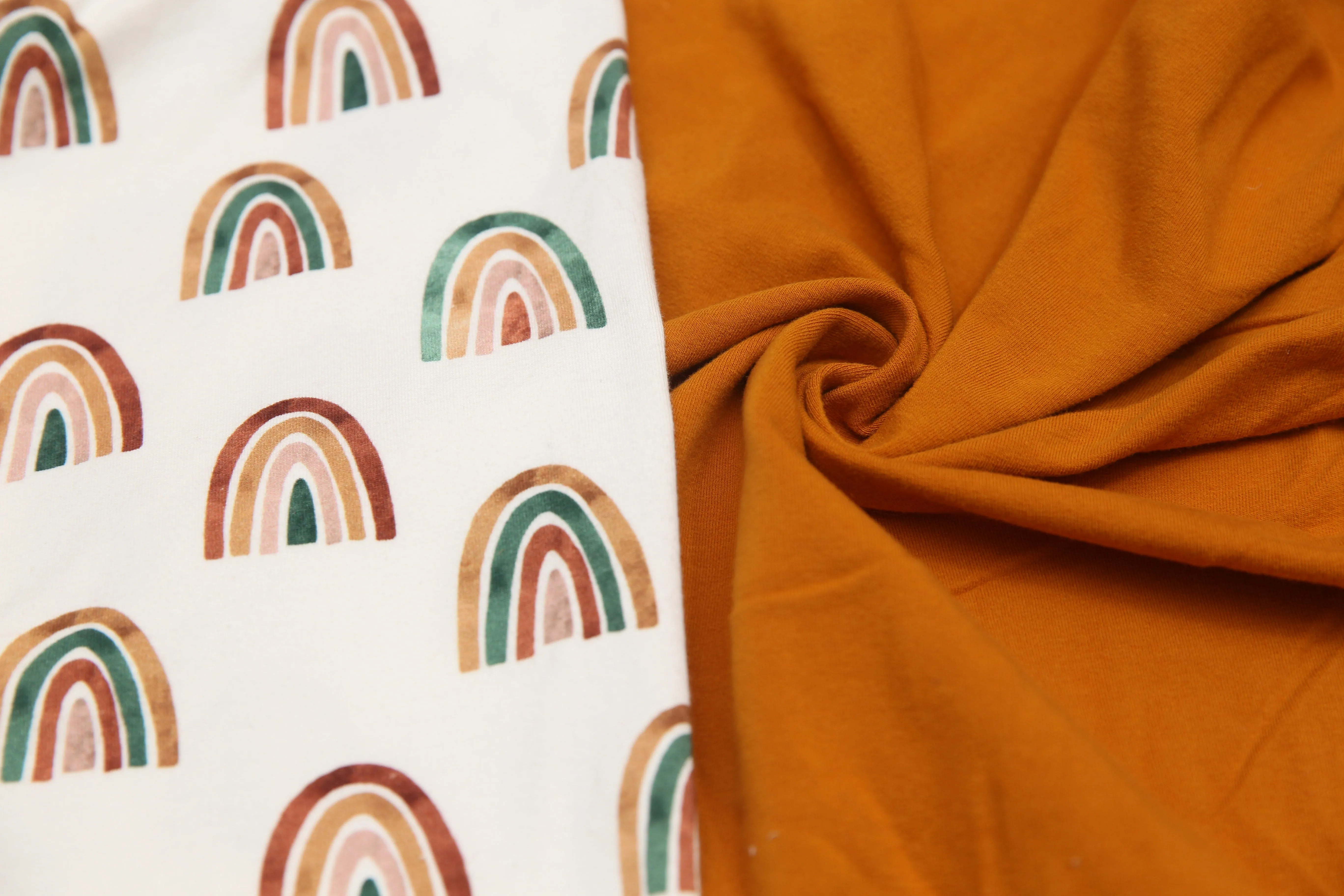 MADE TO ORDER- REVERSIBLE Modern Rainbows- NB Mattress