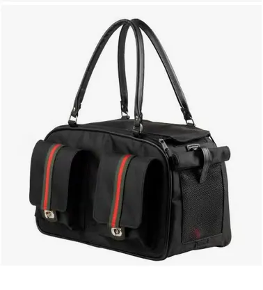 marlee bag  - black with stripe *special order
