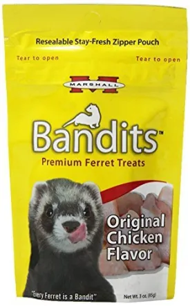 Marshall Bandits Premium Ferret Treat - Original Chicken - 3 oz
