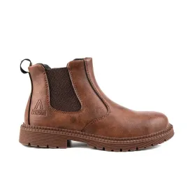 Men's Steel Toe Chelsea Boots - Rubber Sole | B070