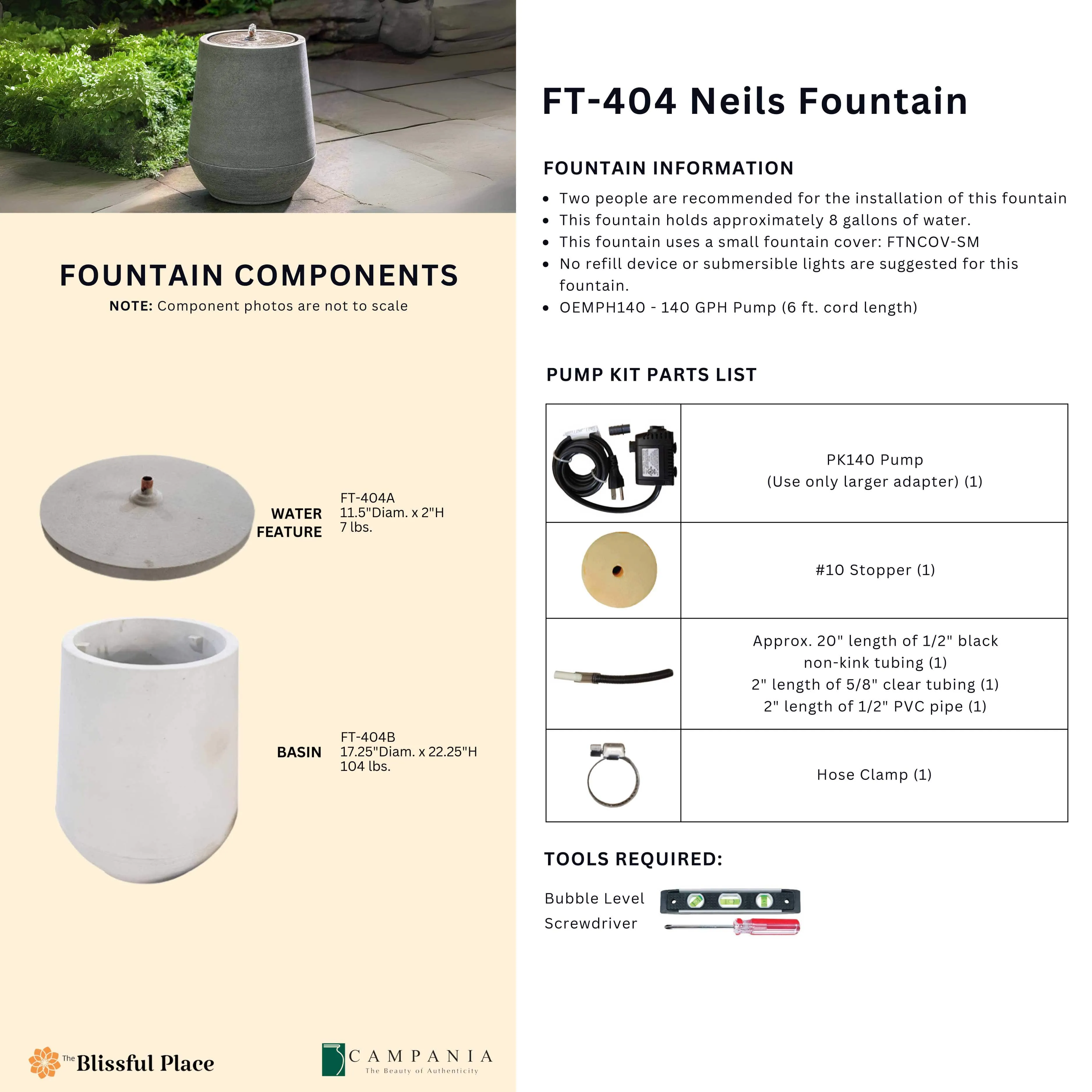 Neils Fountain Campania International