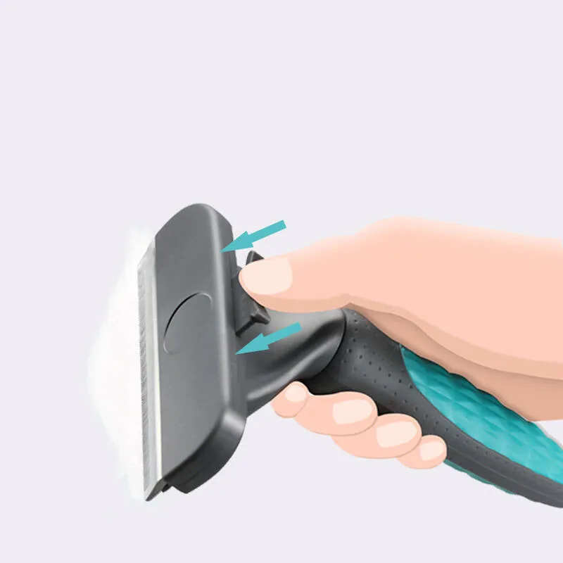 One-Click Pet Deshedding Grooming Brush-S