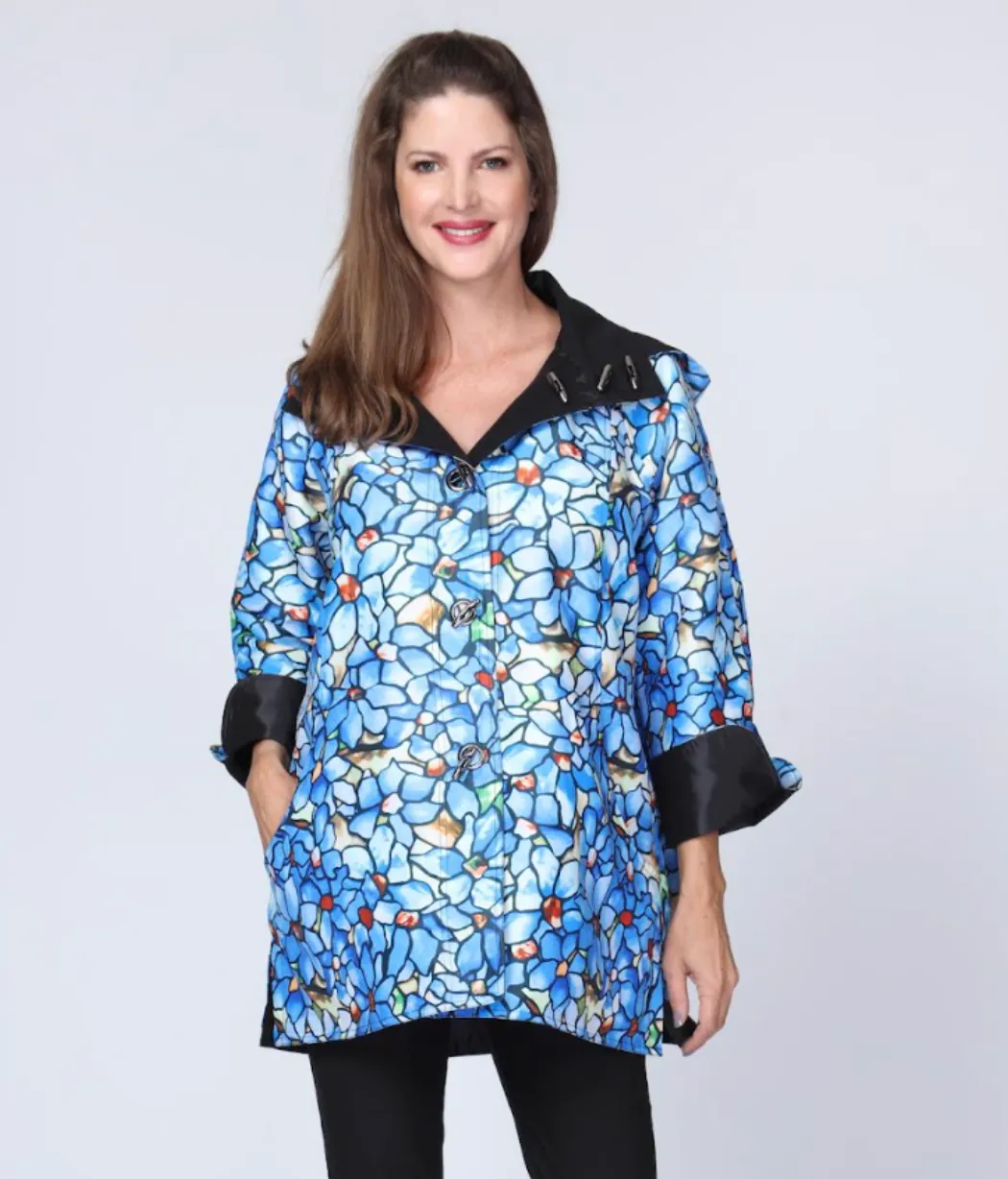 Oopera Raincoat - MAGNOLIAS & IRISES BY LOUIS C. TIFFANY - J8839RW-2