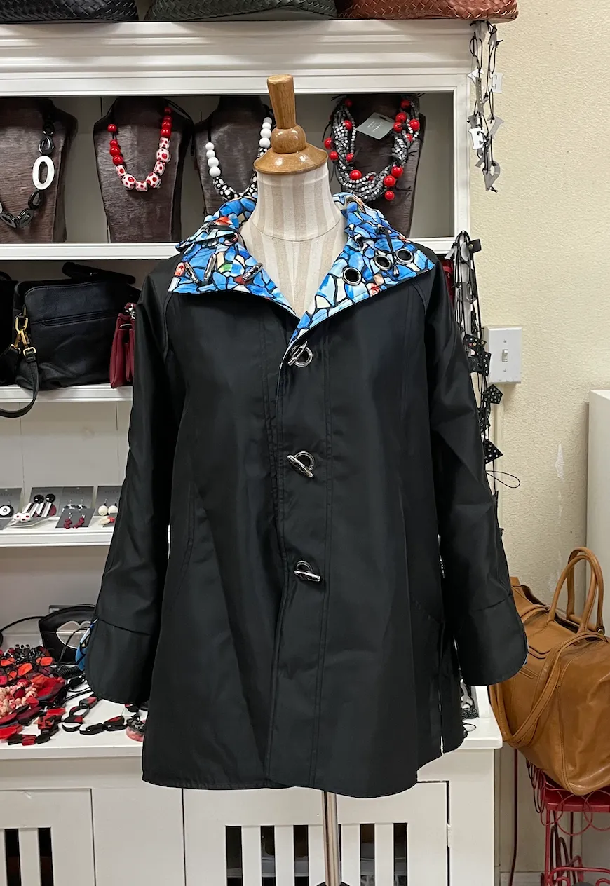 Oopera Raincoat - MAGNOLIAS & IRISES BY LOUIS C. TIFFANY - J8839RW-2