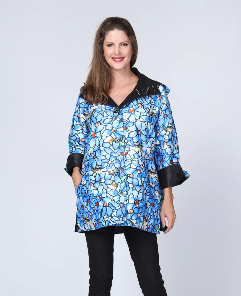 Oopera Raincoat - MAGNOLIAS & IRISES BY LOUIS C. TIFFANY - J8839RW-2