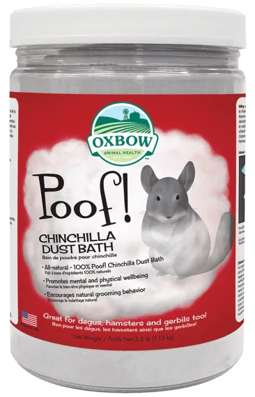 Oxbow Poof! Chinchilla Dust Bath (2.5 lb)
