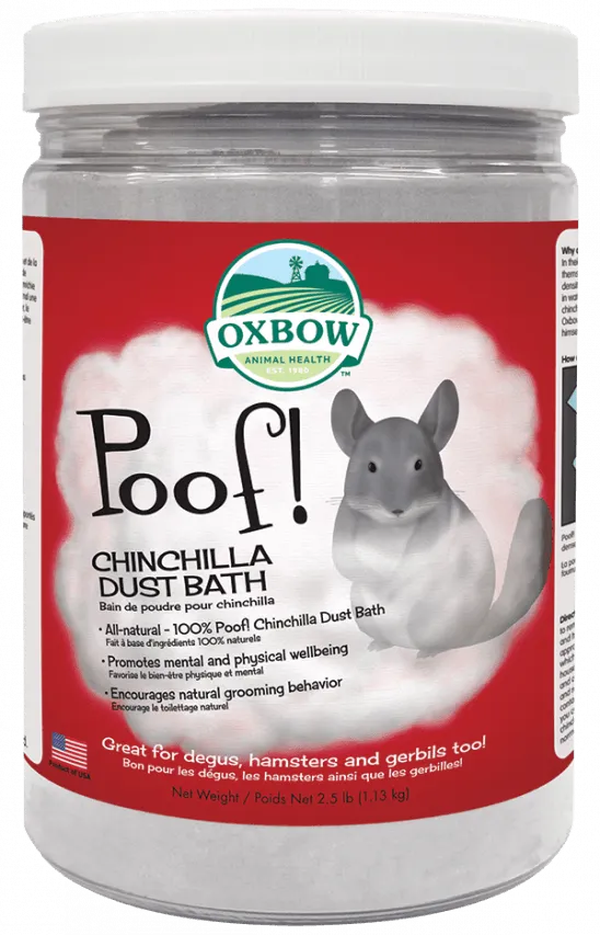 Oxbow Poof! Chinchilla Dust Bath