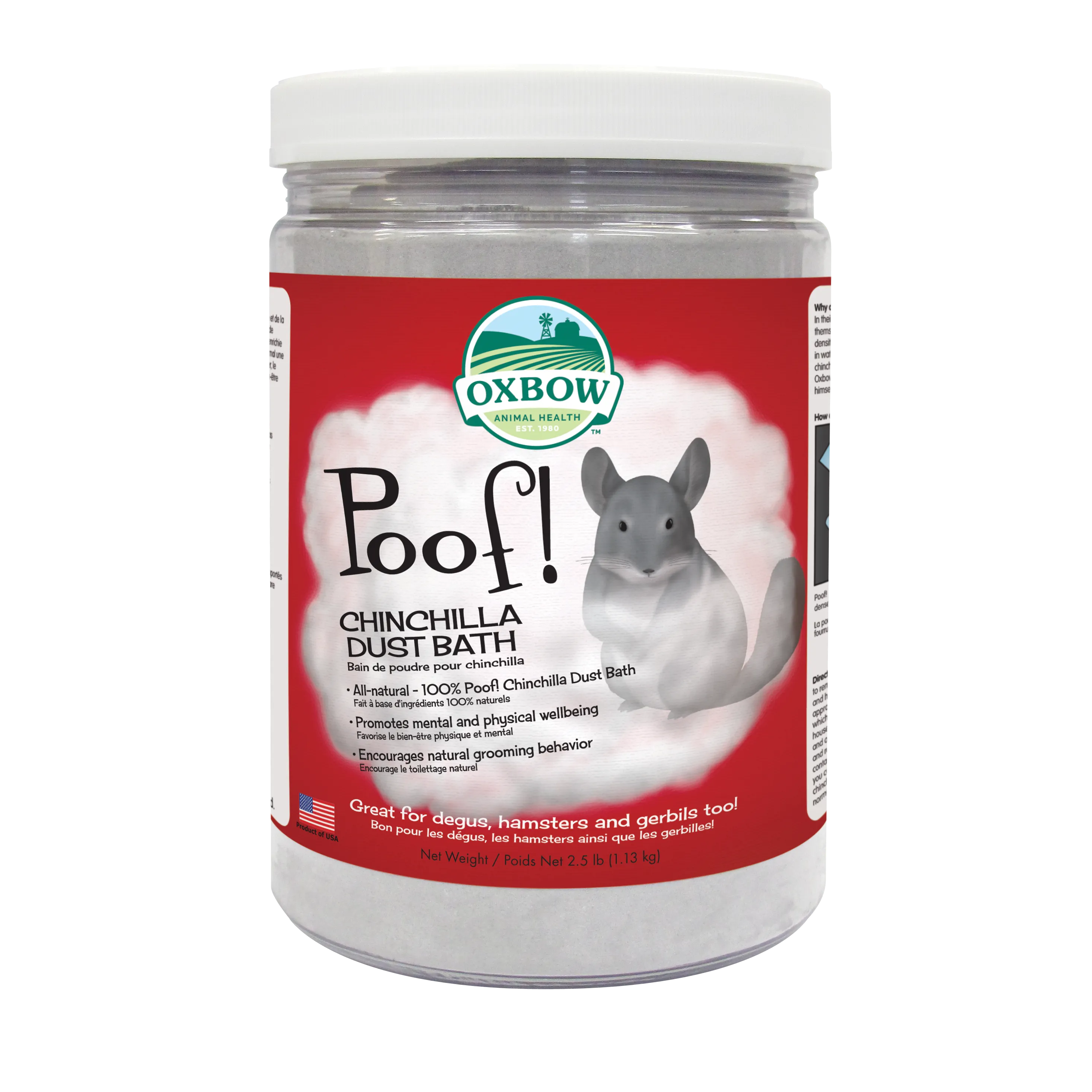 Oxbow® Poof! Chinchilla Dust Bath