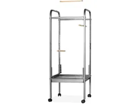 Parrot habitat Hamer Bocky 56x56x146cm silver