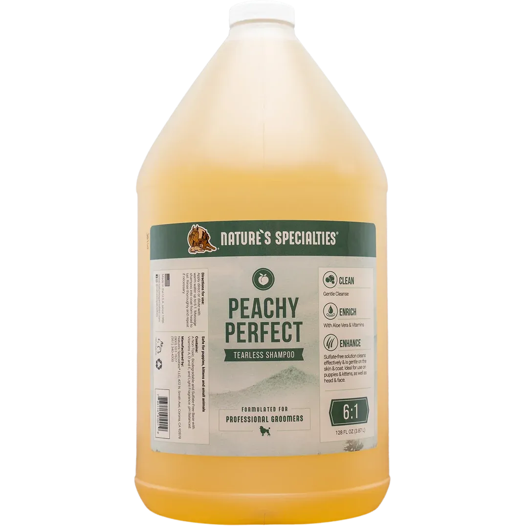 Peachy Perfect Shampoo for Puppy and Kitten Gallon by Nature's Specialties