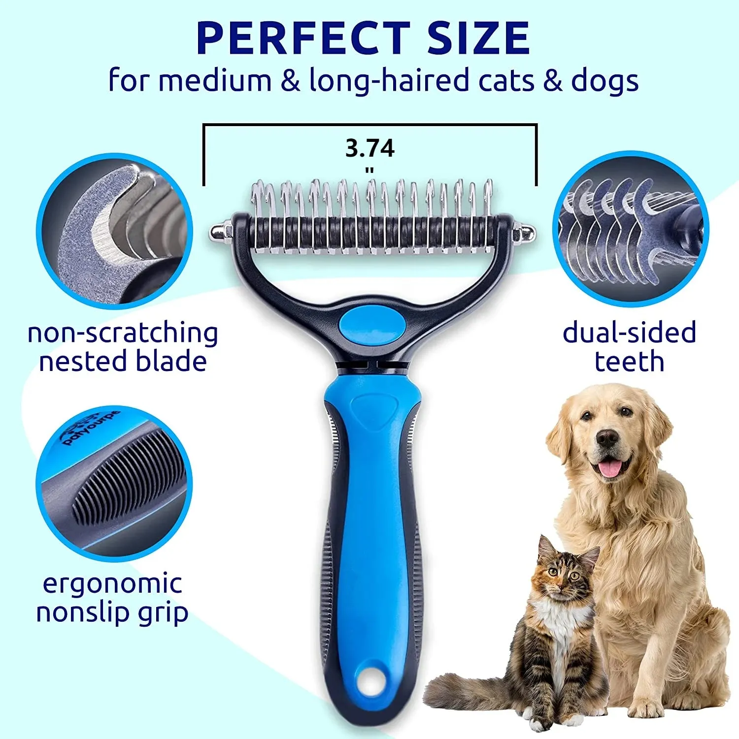 Pet Deshedding Brush