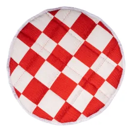 Pet Set Go Cozy Checks Mat for Cats (Red)