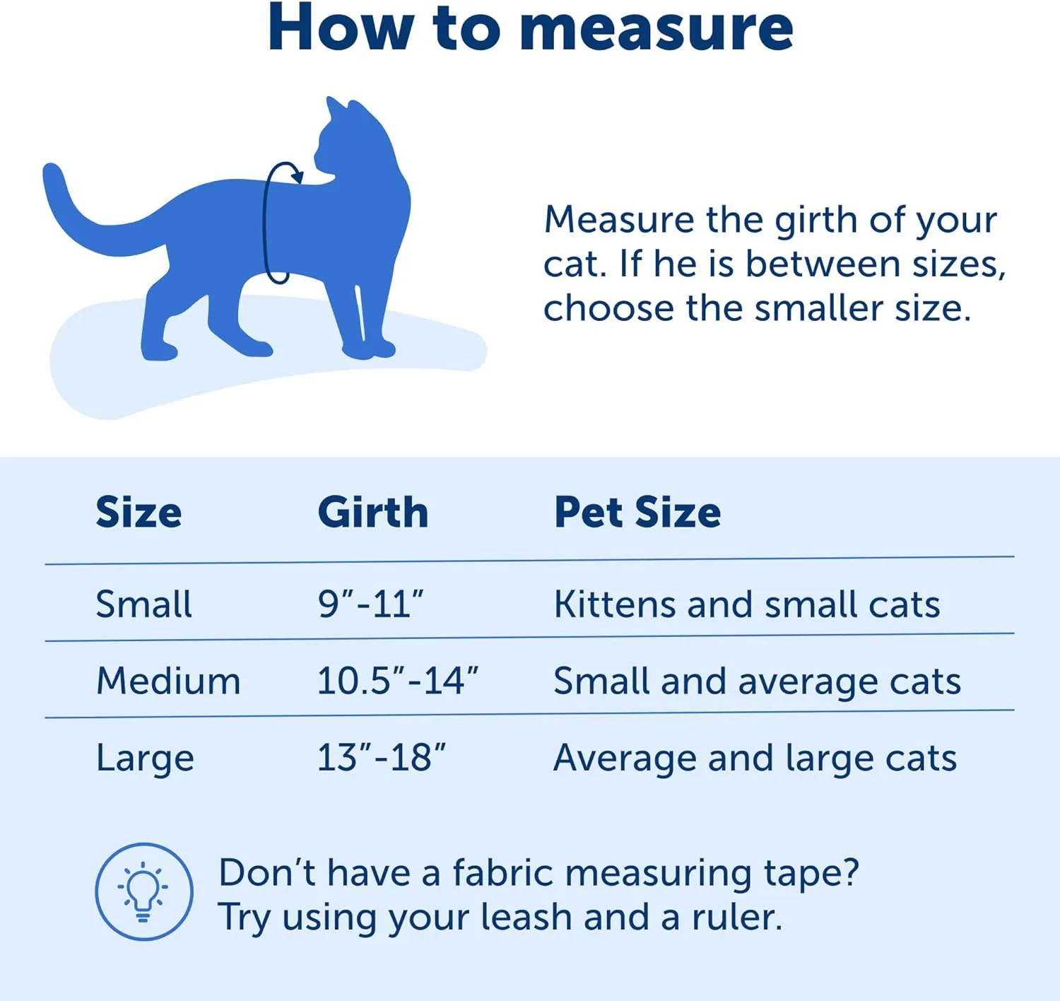 PetSafe Come with Me Kitty Harness and Bungee Leash, Medium, Black