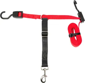 PetSafe Happy Ride Dog Zipline - Back Seat Leash, Great for Travel Red, 1 Size - 72 in