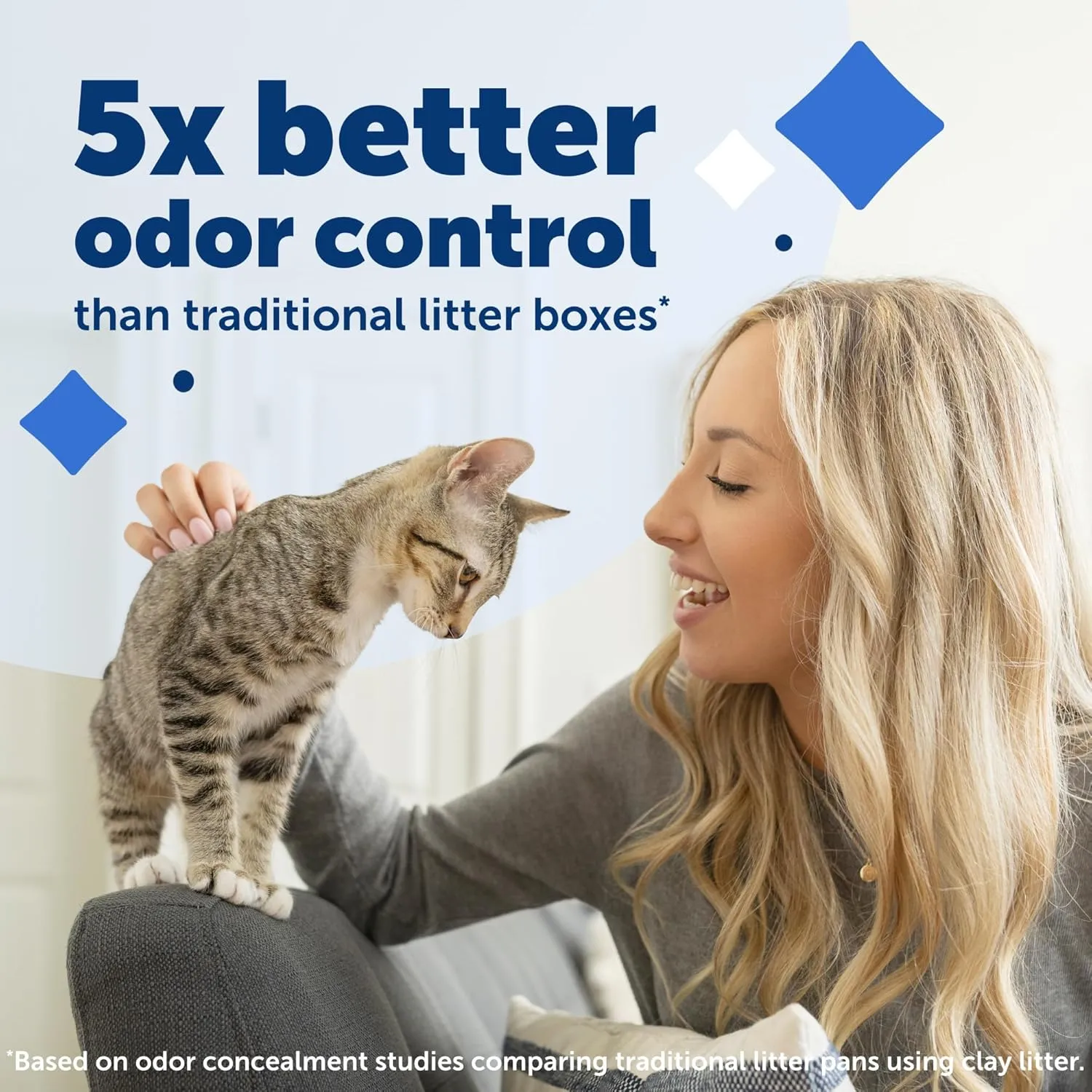 PetSafe ScoopFree Crystal Smart Self-Cleaning Cat Litter Box - WiFi & App Enabled - Hands-Free Cleanup, Less Tracking, Superior Odor Control - Includes Disposable Tray and Hood