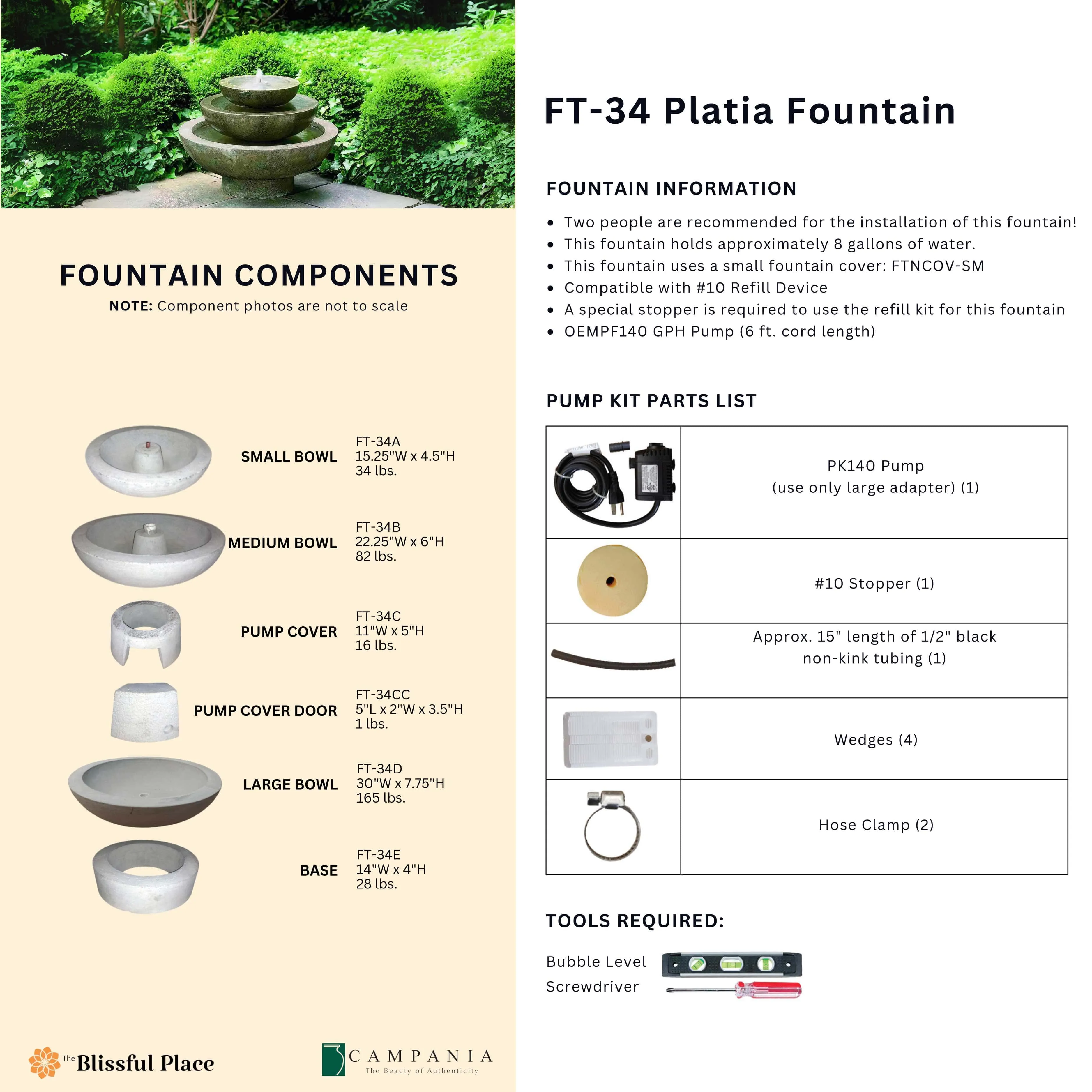 Platia Fountain Campania International
