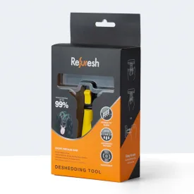 Refuresh Short and Medium Hair Dog Deshedding Tool Yellow Large^^^